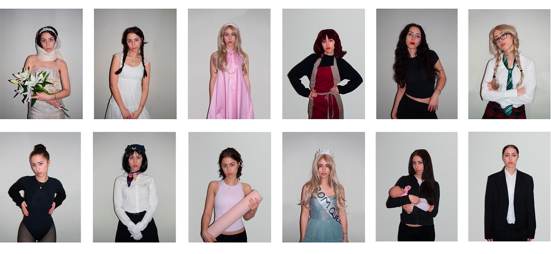 ID portrait grid — 12 subjects